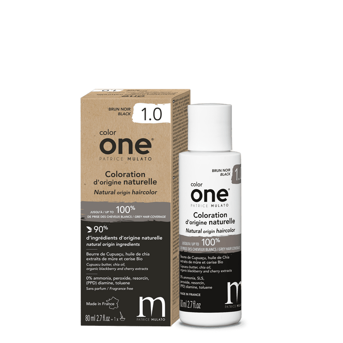 Color One - Coloration Naturelle 1.0 Brun 80ml