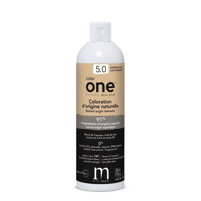 Color One-Coloration Naturelle 5.0 Chatain Clair 300 ml