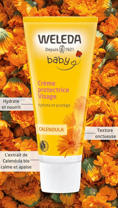 Crème protectrice Visage au Calendula