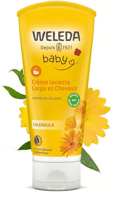 Crème lavante Corps et Cheveux au Calendula